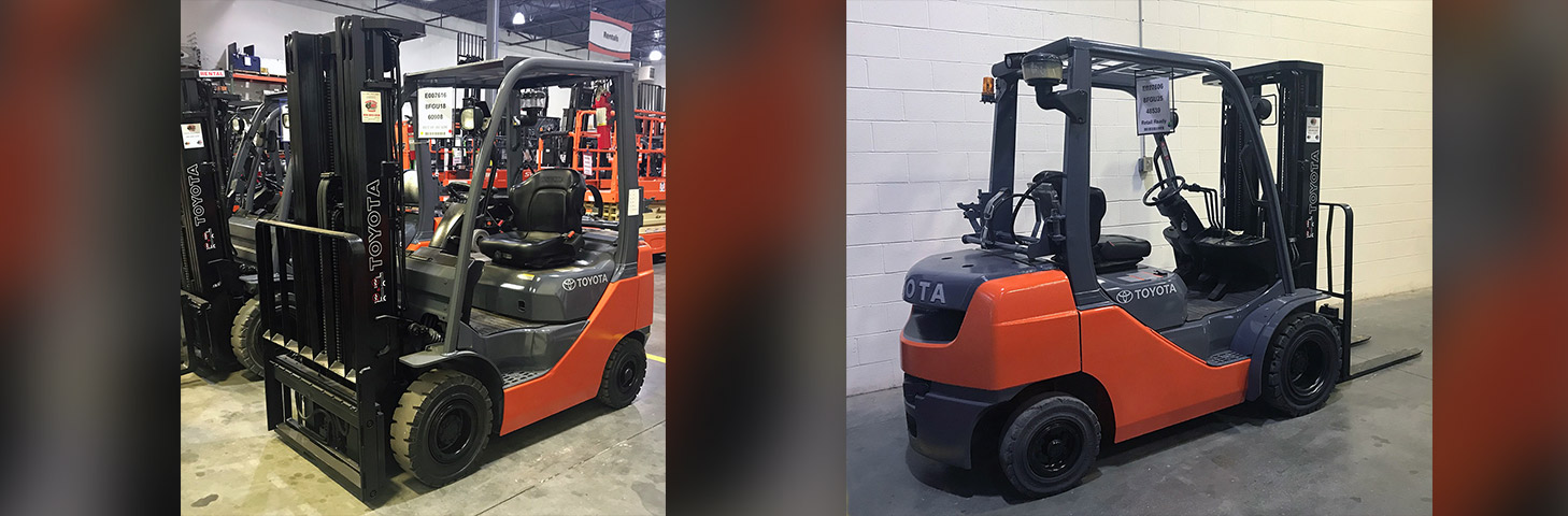 Photograph of used forklift for sale in Winston-Salem