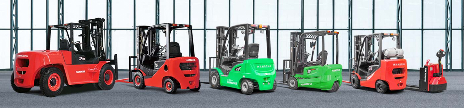 A full range of Hangcha Forklifts available in Roanoke, VA.