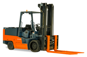 High-Capacity Electric Cushion Forklift