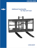 J Series Integral Carriages Forklift Document