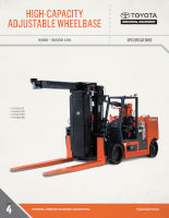 High Capacity Adjustable Wheelbase Forklift Document