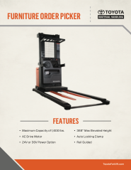 Furniture Order Picker Forklift Document