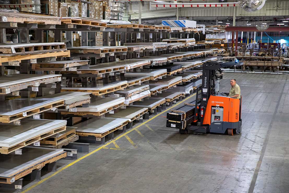Toyota Material Handling Multidirectional Reach Forklift