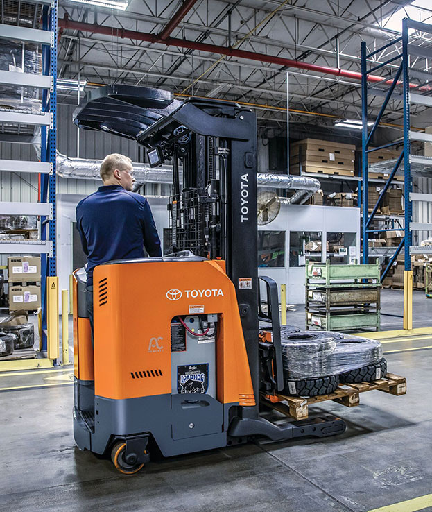 Electric Reach Truck Forklift Rental