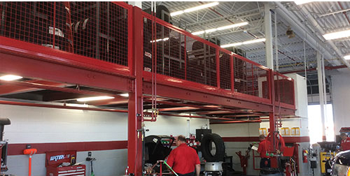 Mezzanine Rail Guard