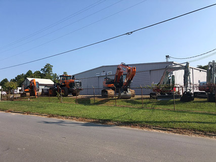 Construction Equipment in Asheville